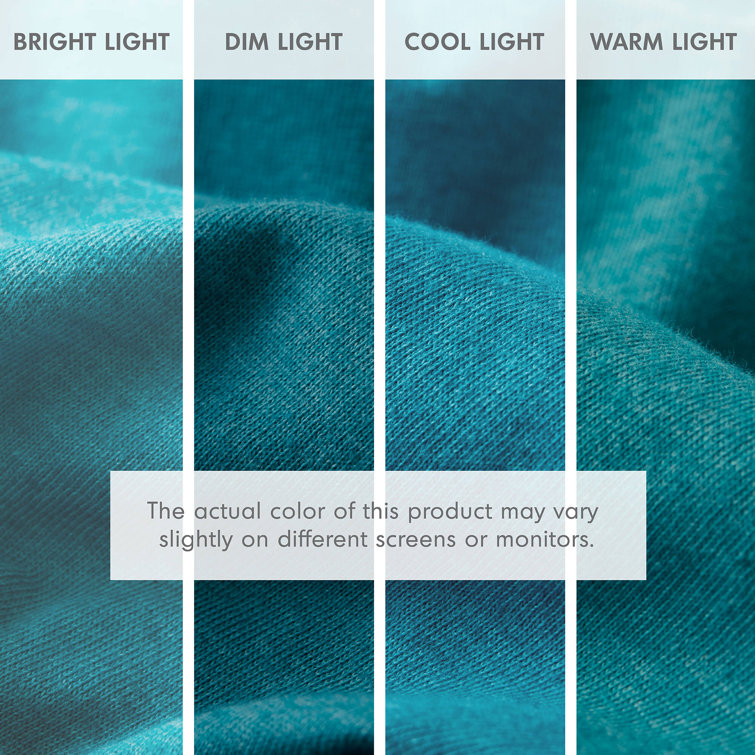 Teal Twin Jersey Knit Polyester Sheet Set