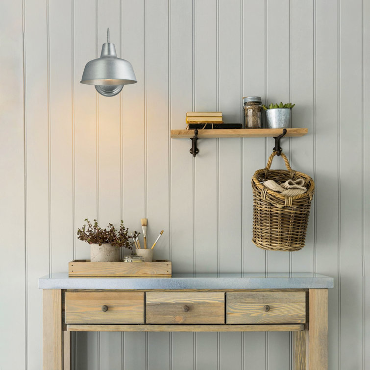 Mason Galvanized Steel 10-Inch Outdoor Wall Sconce