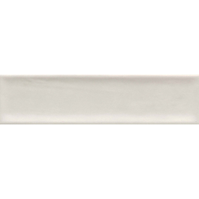 Raku White 3x12 Matte Ceramic Wall Tile
