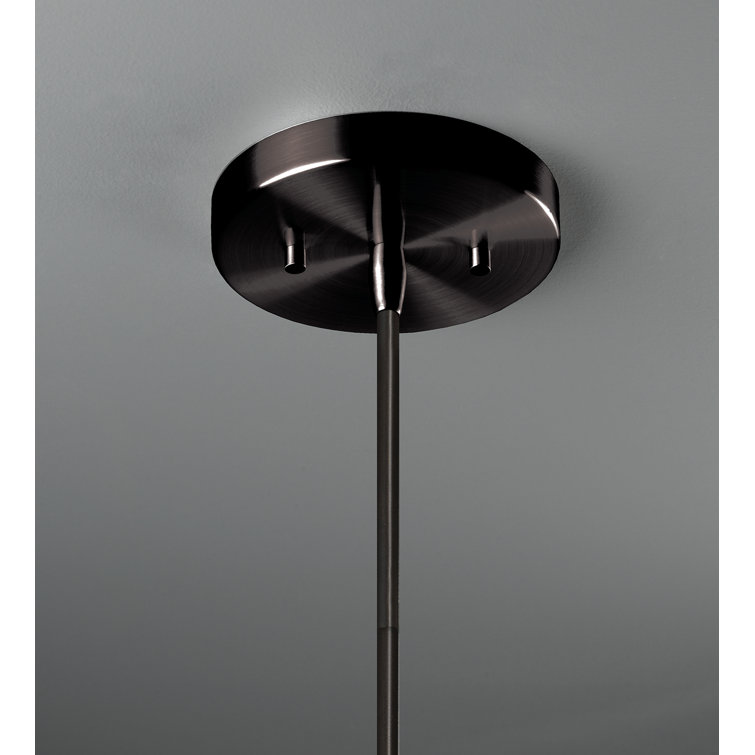 Modern Black Ceramic Geometric Single Pendant Light