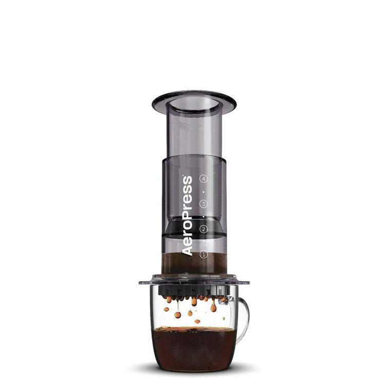 AeroPress Clear Black Single-Serve Coffee Maker