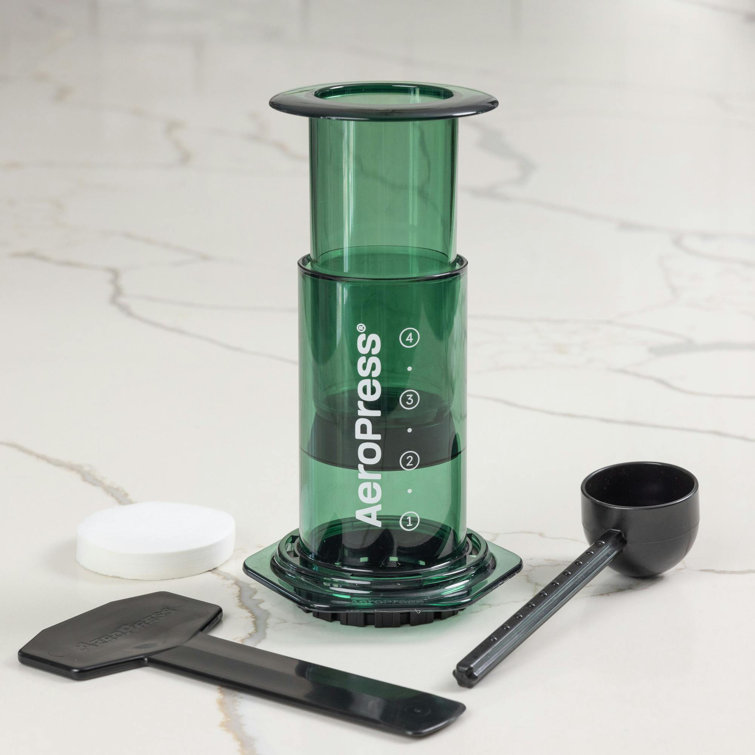 AeroPress Clear Green Shatterproof Tritan Coffee Press