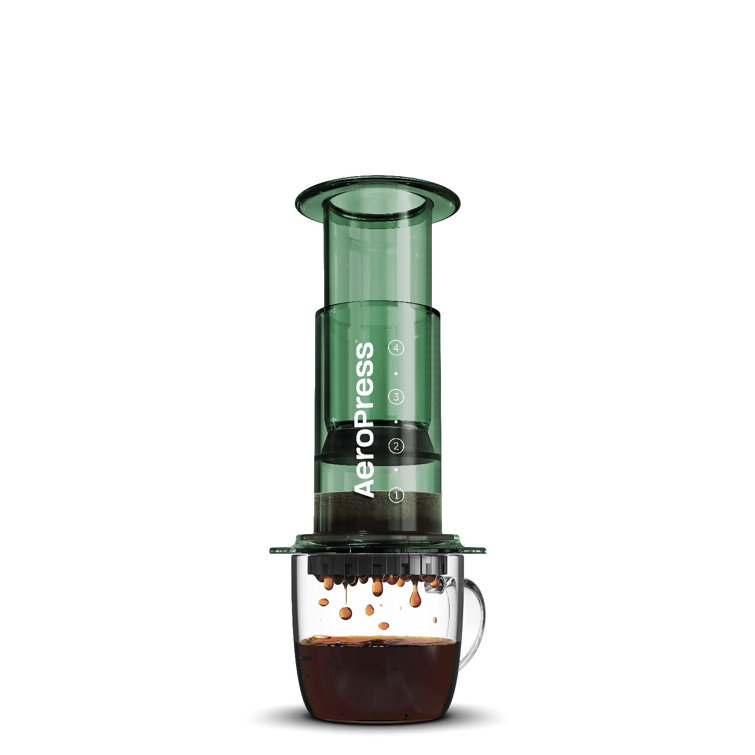 AeroPress Clear Green Shatterproof Tritan Coffee Press