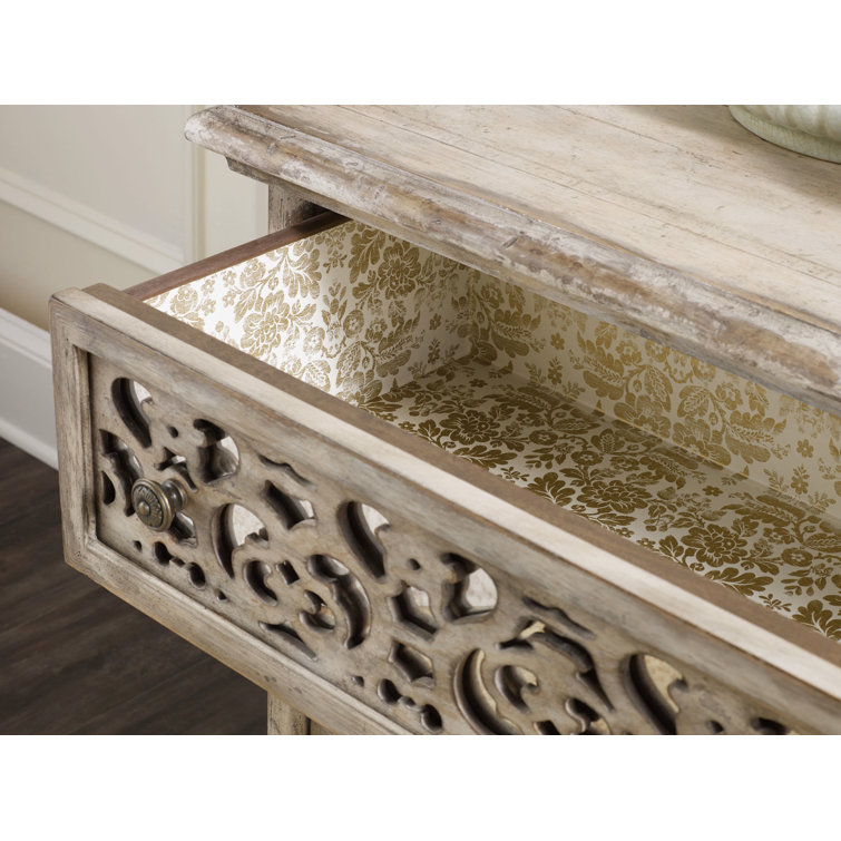 Chatelet Beige 3-Drawer Traditional Nightstand