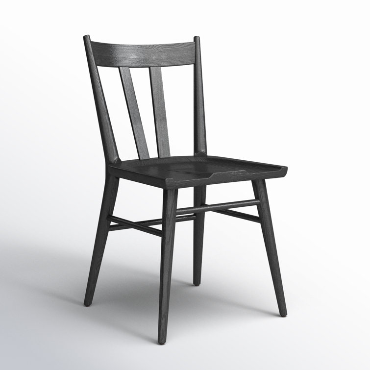 Belfast Traditional Black Oak Windsor Side Chair