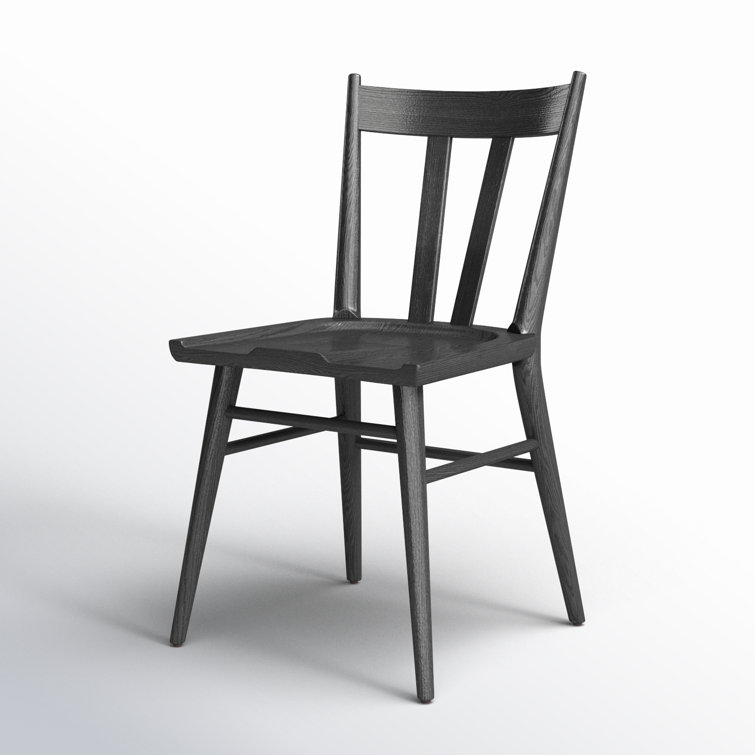 Belfast Traditional Black Oak Windsor Side Chair