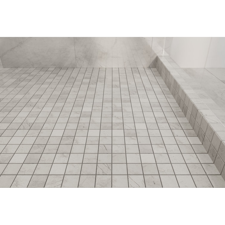 Pierre 12x24 Light Grey Polished Porcelain Wall and Floor Tile