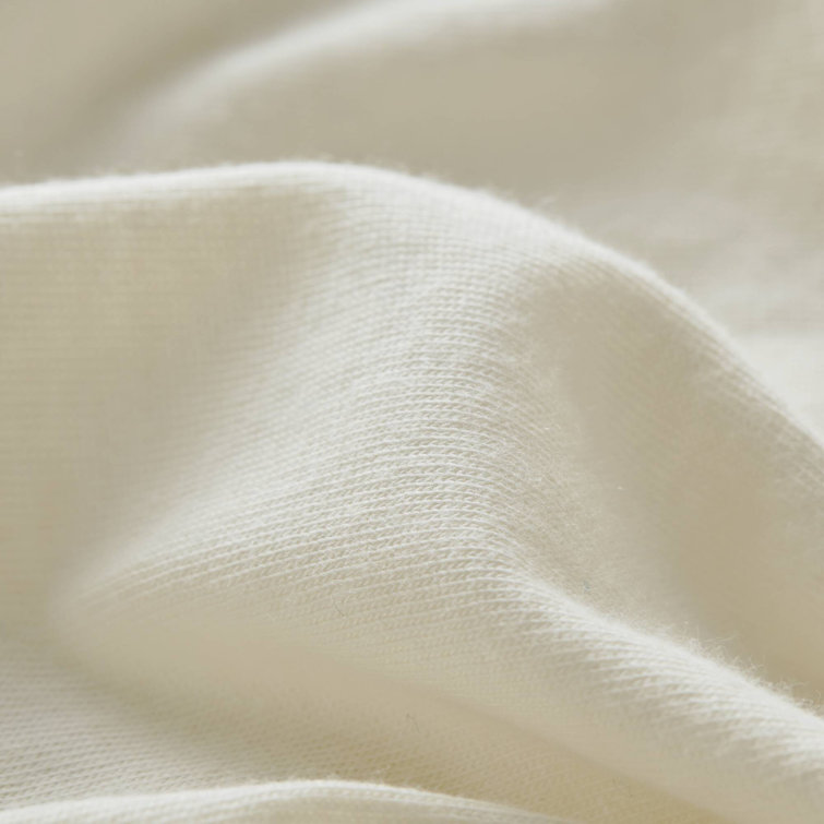Dark Grey Full Cotton Blend Jersey Knit Sheet Set