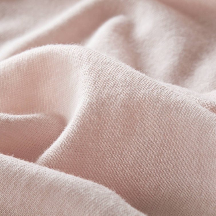 Dark Grey Full Cotton Blend Jersey Knit Sheet Set