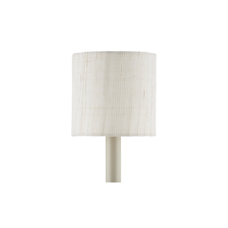 Ivory Linen Drum Chandelier Shade