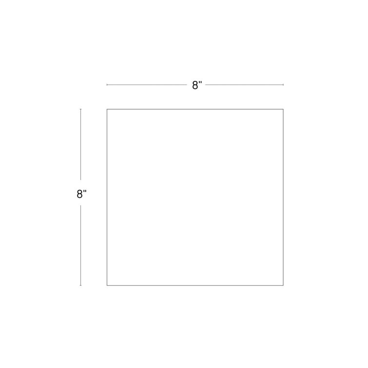 Terra Crema 8x8 Matte Porcelain Floor and Wall Tile