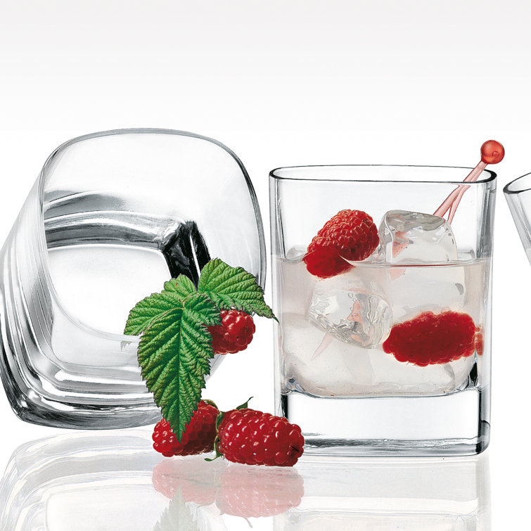 Luigi Bormioli Clear Recyclable Glass Juice Drinking Set of 6