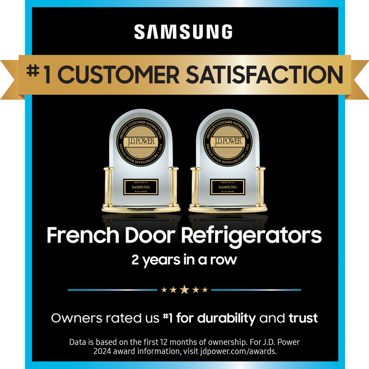 Samsung 32 cu. ft. Stainless Steel 3-Door French Door Refrigerator