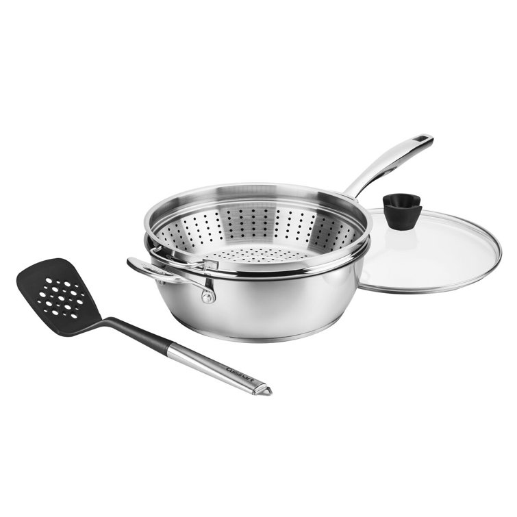 Cuisinart 4-Piece Stainless Steel Multi-Purpose Pan Set