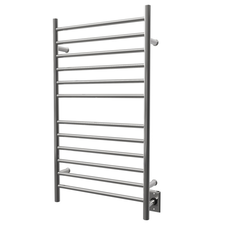 Radiant Polished Nickel Large Wall Mount Electric Towel Warmer