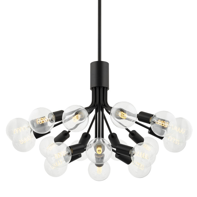 Mitzi Drea 38'' Soft Black Sputnik Chandelier