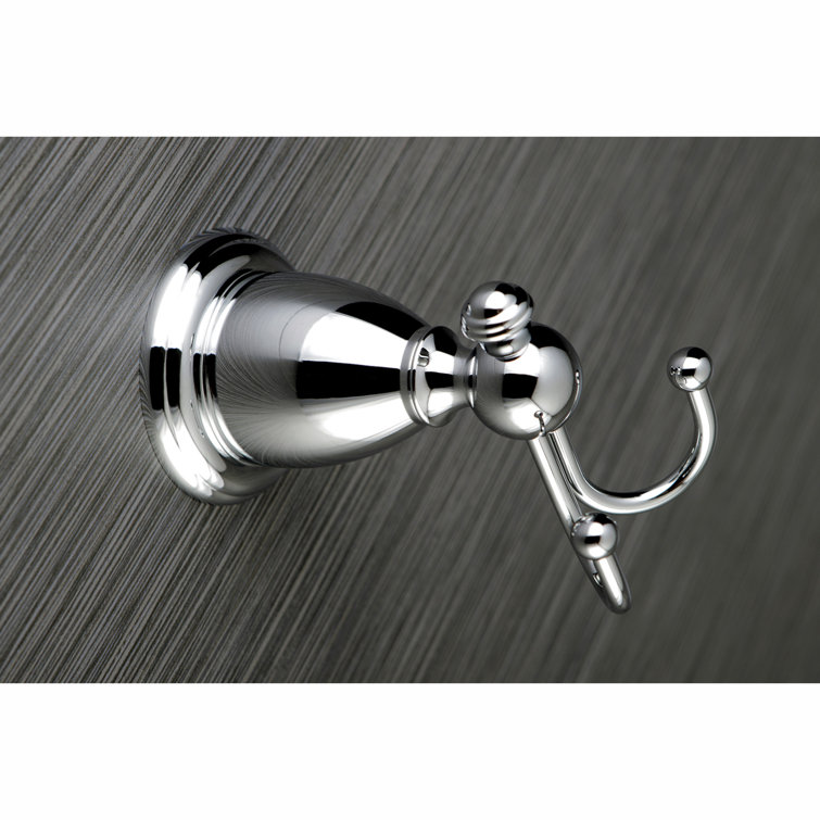 Polished Chrome Vintage Double Robe Hook