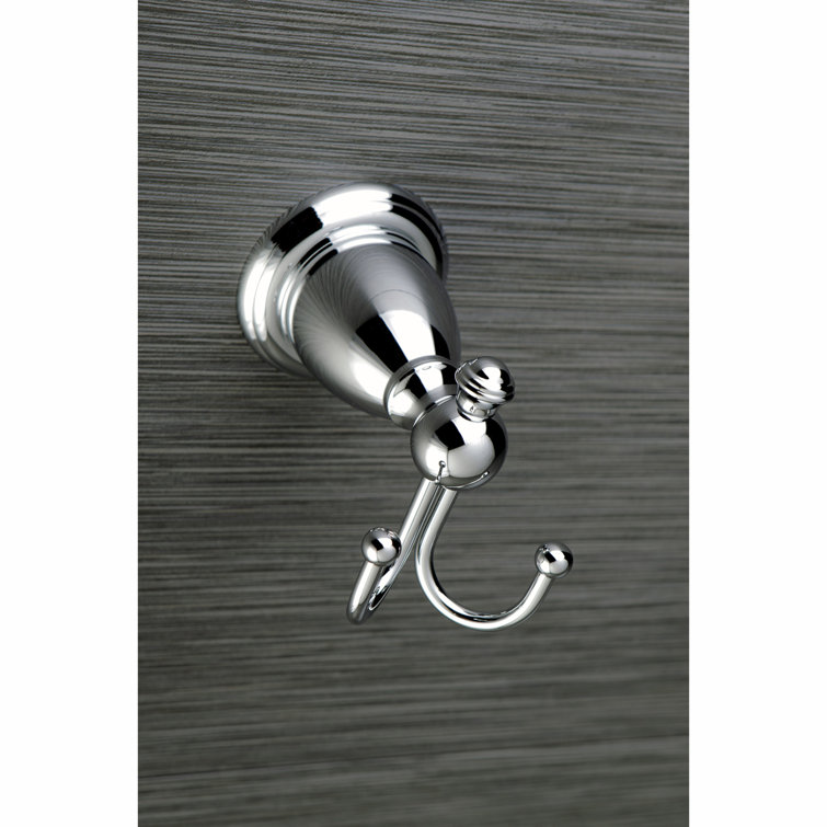 Polished Chrome Vintage Double Robe Hook