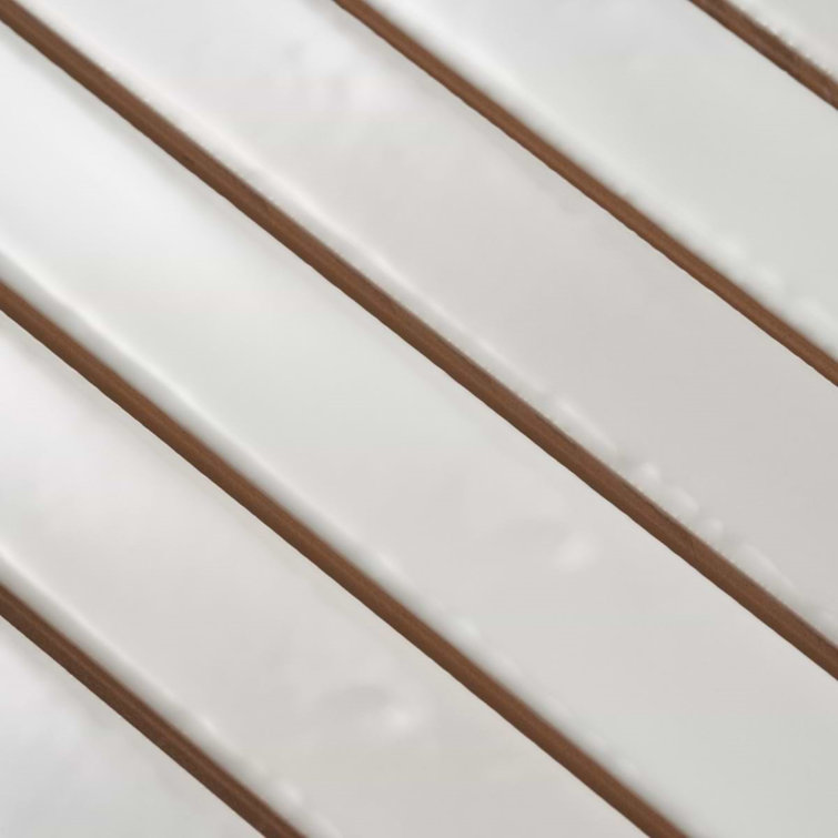 Blanco White Glossy Ceramic Elongated Subway Mosaic Wall Tile