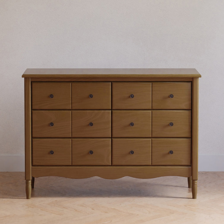 Liberty Natural Walnut Double Dresser with 6 Drawers