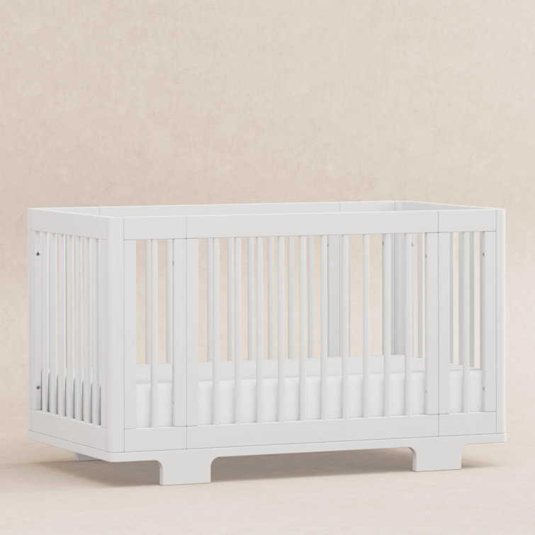 Yuzu White Pine 8-in-1 Convertible Crib with Conversion Kits