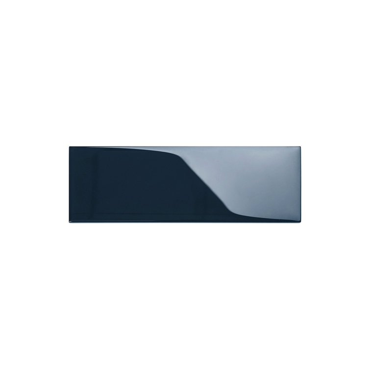 Midnight Blue 4" x 12" Glossy Glass Subway Wall Tile