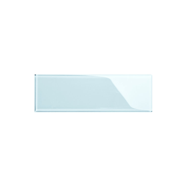 Morning Sky Blue 4" x 12" Glass Subway Wall Tile