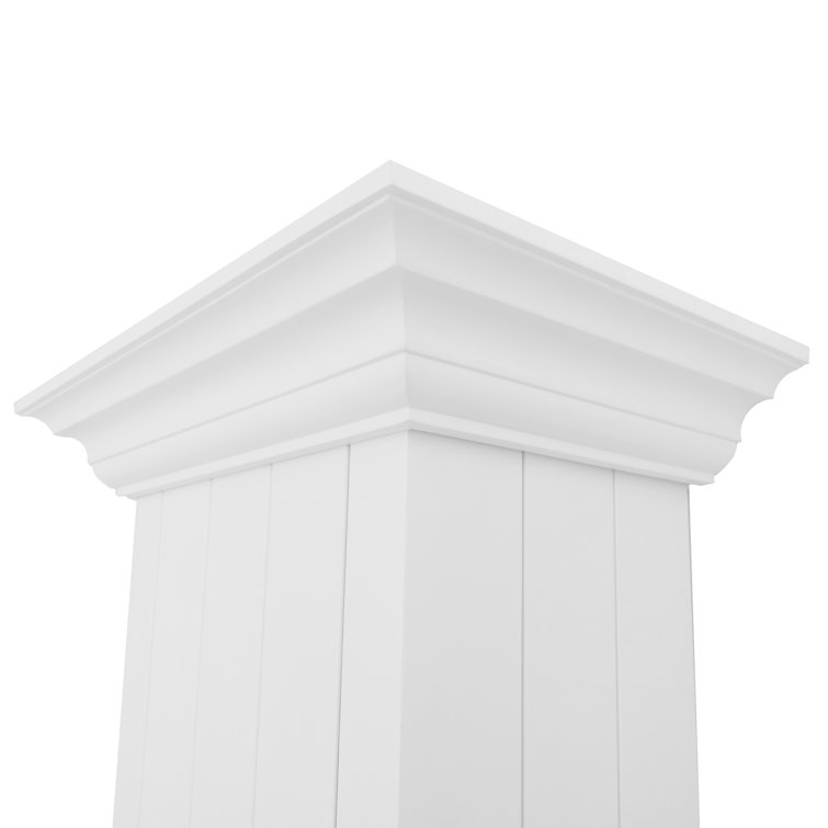 30" Cottage White Pine and Stainless Steel Wall Mount Range Hood