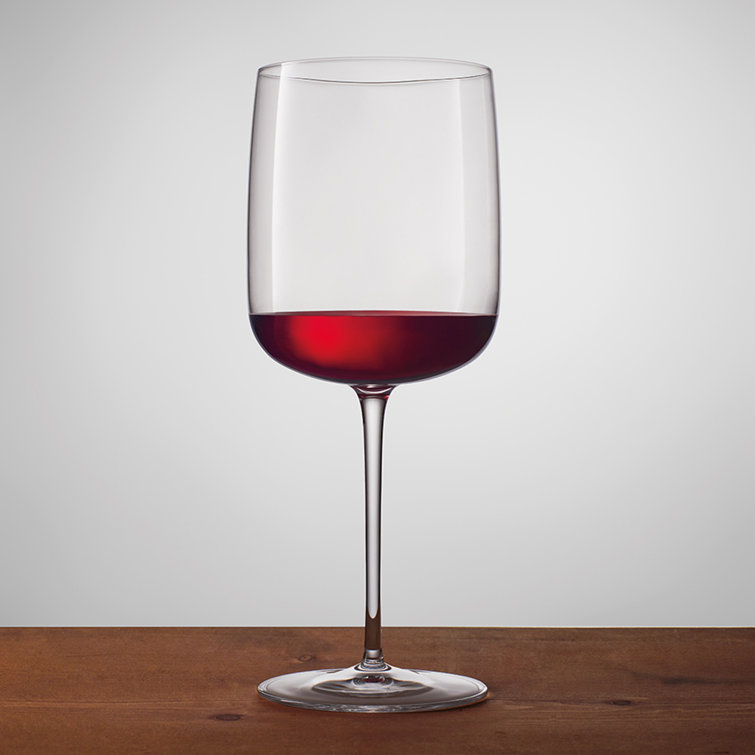 Sublime 22 oz Clear Glass Barolo Red Wine Glasses Set