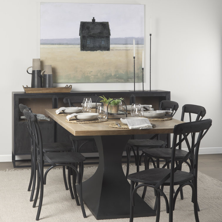 Round Black Iron Cage Coffee Table with Glass Top
