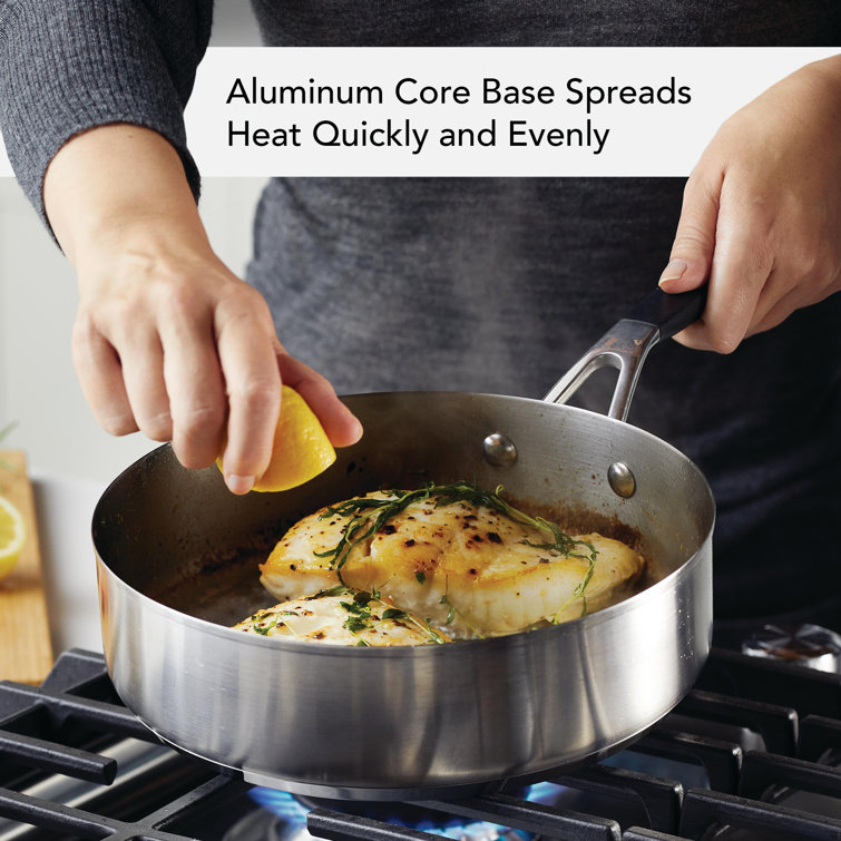 Stainless Steel Non-stick 10-Piece Cookware Set