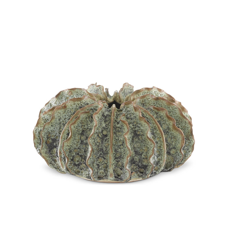 Moss Green Ceramic Decorative Table Vase