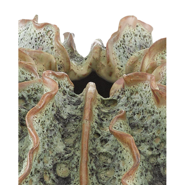 Moss Green Ceramic Decorative Table Vase