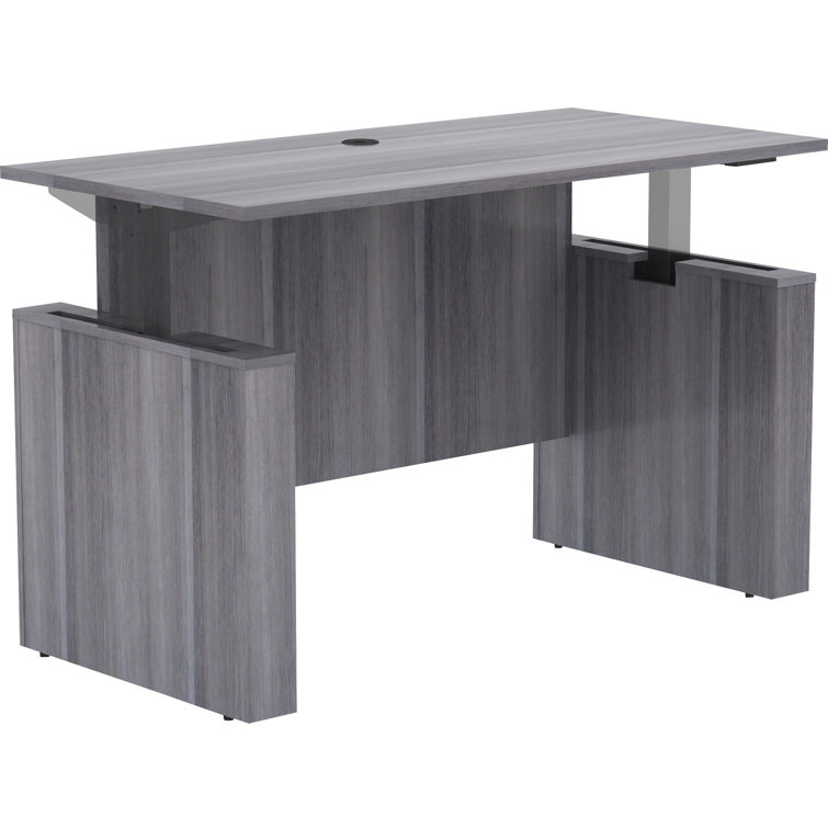 Weathered Charcoal Adjustable Height Sit-to-Stand Desk Shell