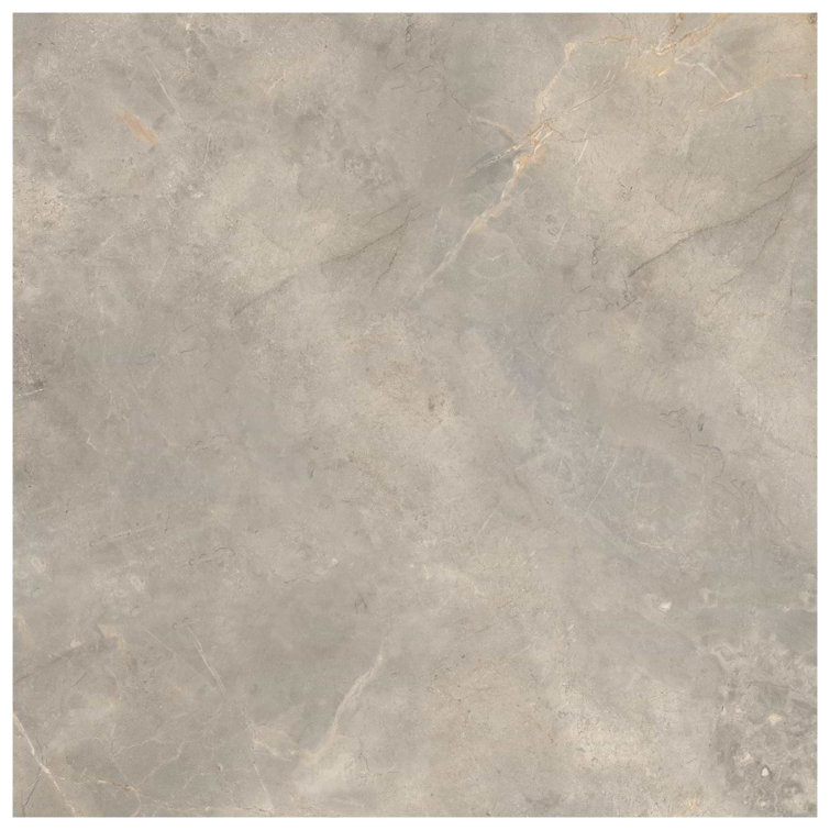 Signature 47.24'' Gray Marble Look Satin Porcelain Tile