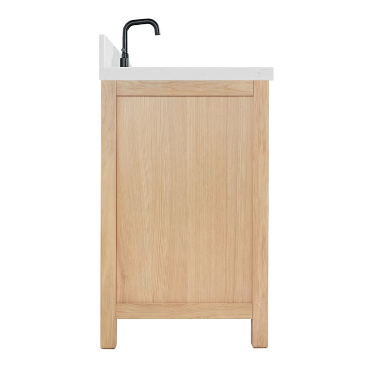 Cambridge 48.25" Oak Single Sink Vanity with Quartz Top