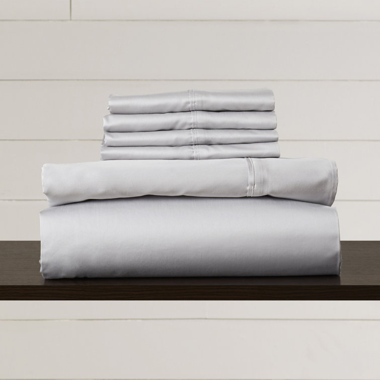 Sky Blue Queen Egyptian Cotton Deep Pocket Sheet Set