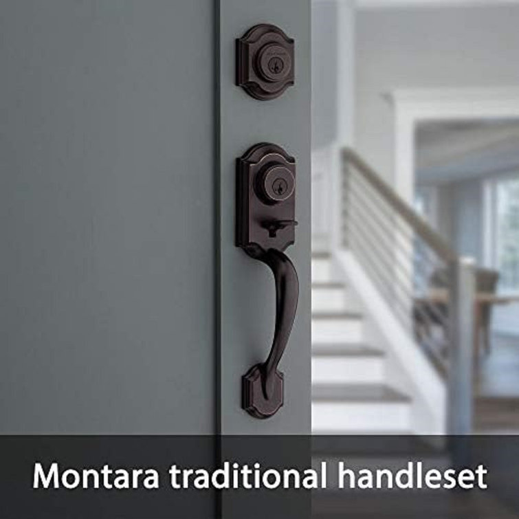 Venetian Bronze Single Cylinder Handleset with Juno Knob