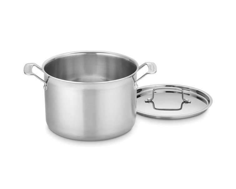 Stainless Steel 8 Qt. Stockpot with Lid and Cool Touch Handles