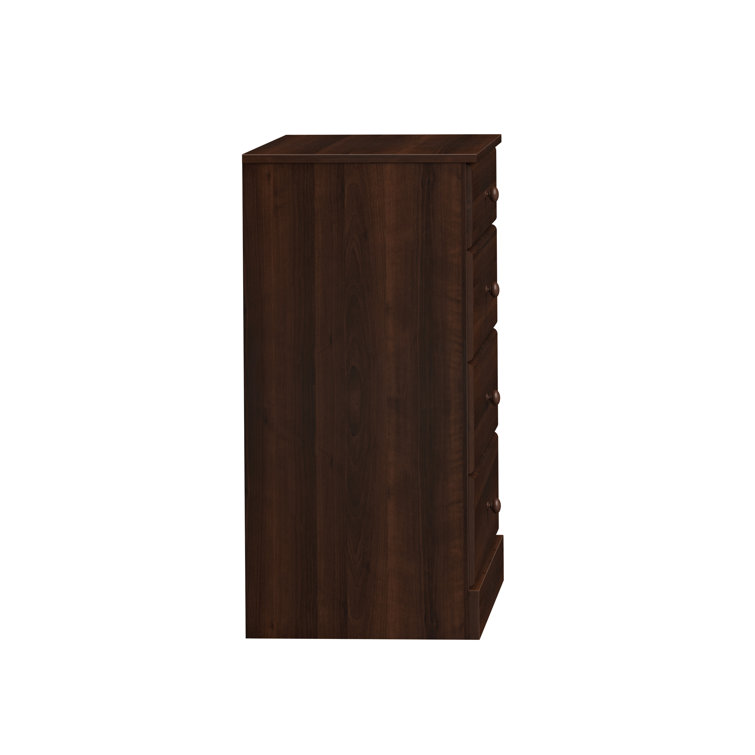Astrid Espresso 4-Drawer Vertical Wood Dresser