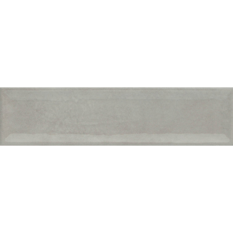 Raku Silver 3x12 Glossy Ceramic Wall Tile