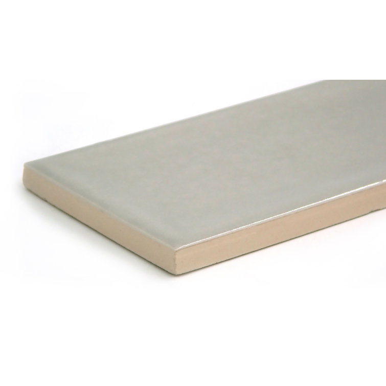 Raku Silver 3x12 Glossy Ceramic Wall Tile