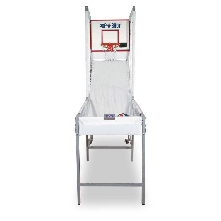 Indoor Portable Alloy Steel Arcade Basketball Game with Folding Ramp
