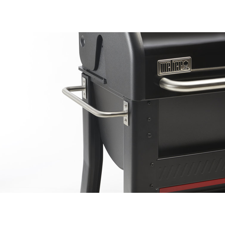 Black Digital Freestanding Wood Pellet Grill with Rotisserie