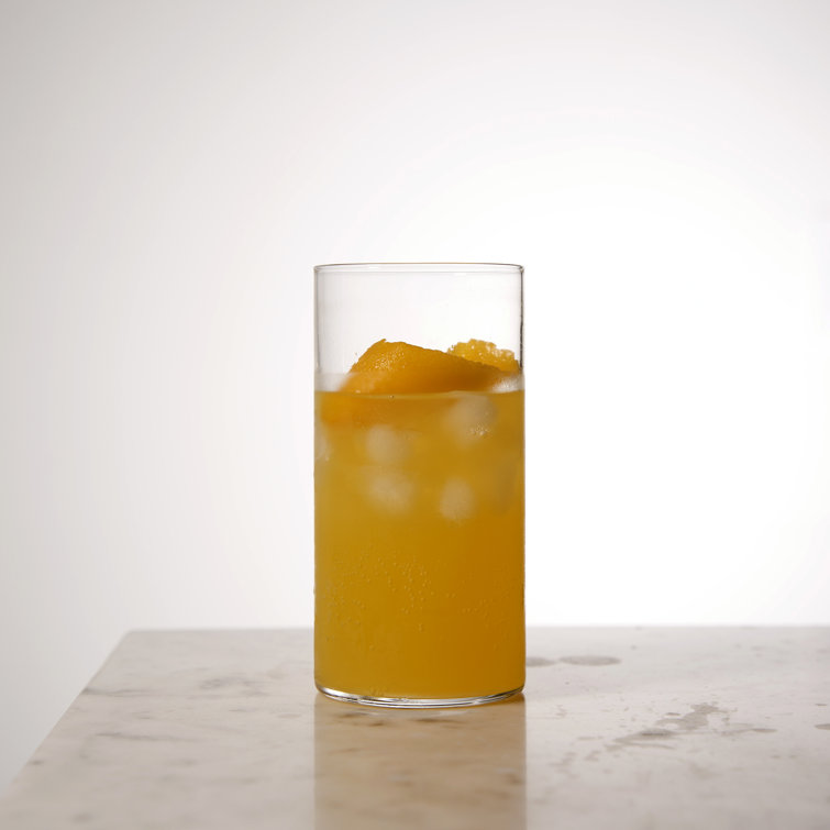 Luigi Bormioli Clear Crystal Highball Glass Set of 6