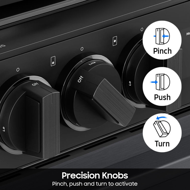 Samsung 6.0 cu. ft. Stainless Steel Smart Slide-In Gas Range