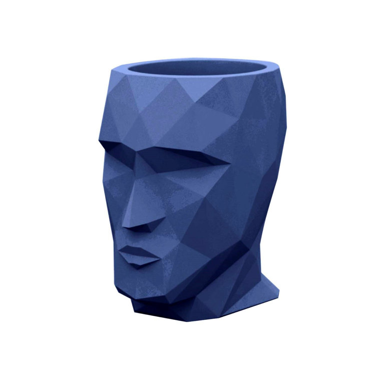 Teresa Sapey's Adan White Matte Polyethylene Statue Planter