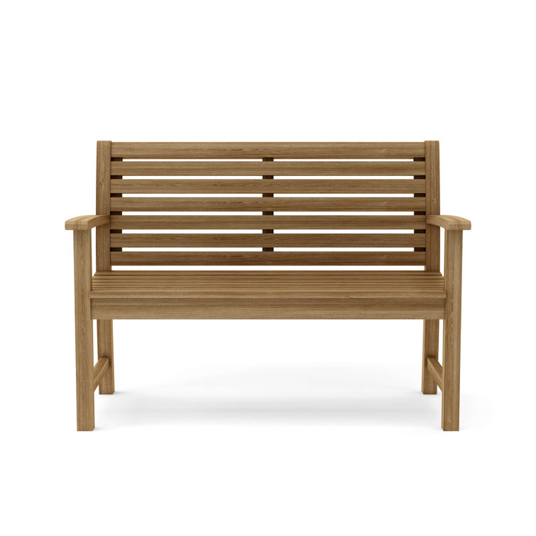 Victoria 48" Natural Finish A-Grade Teak Solid Wood Outdoor Bench