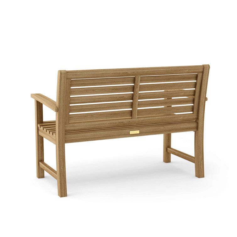 Victoria 48" Natural Finish A-Grade Teak Solid Wood Outdoor Bench