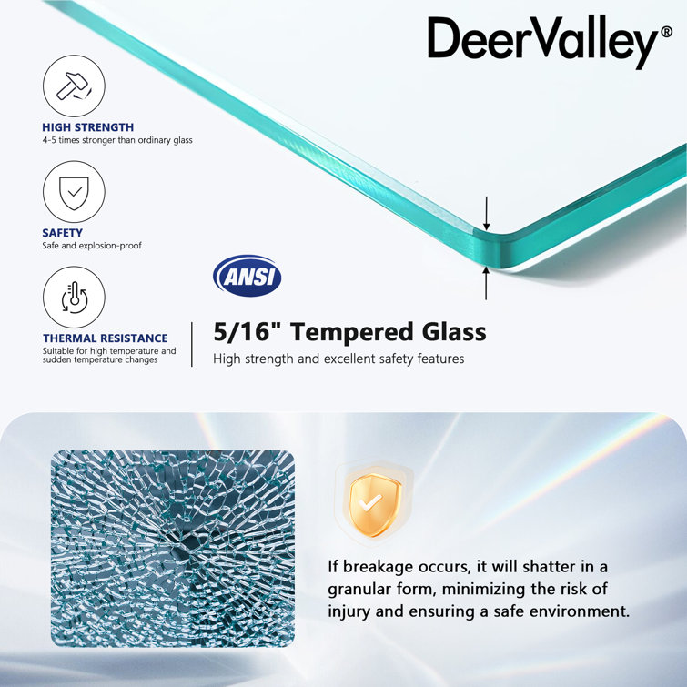 36"W x 36"D x 72"H Framed Square Tempered Glass Shower Enclosure